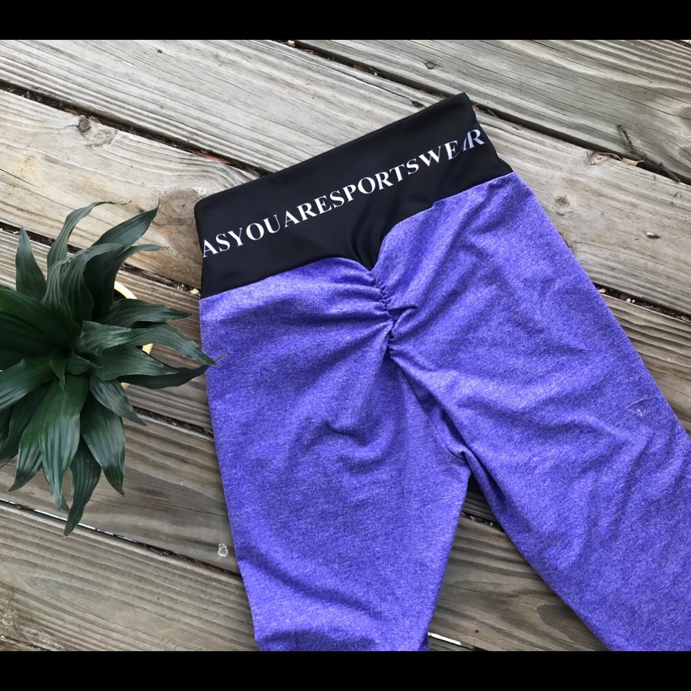 Scrunch Bum leggings Purple